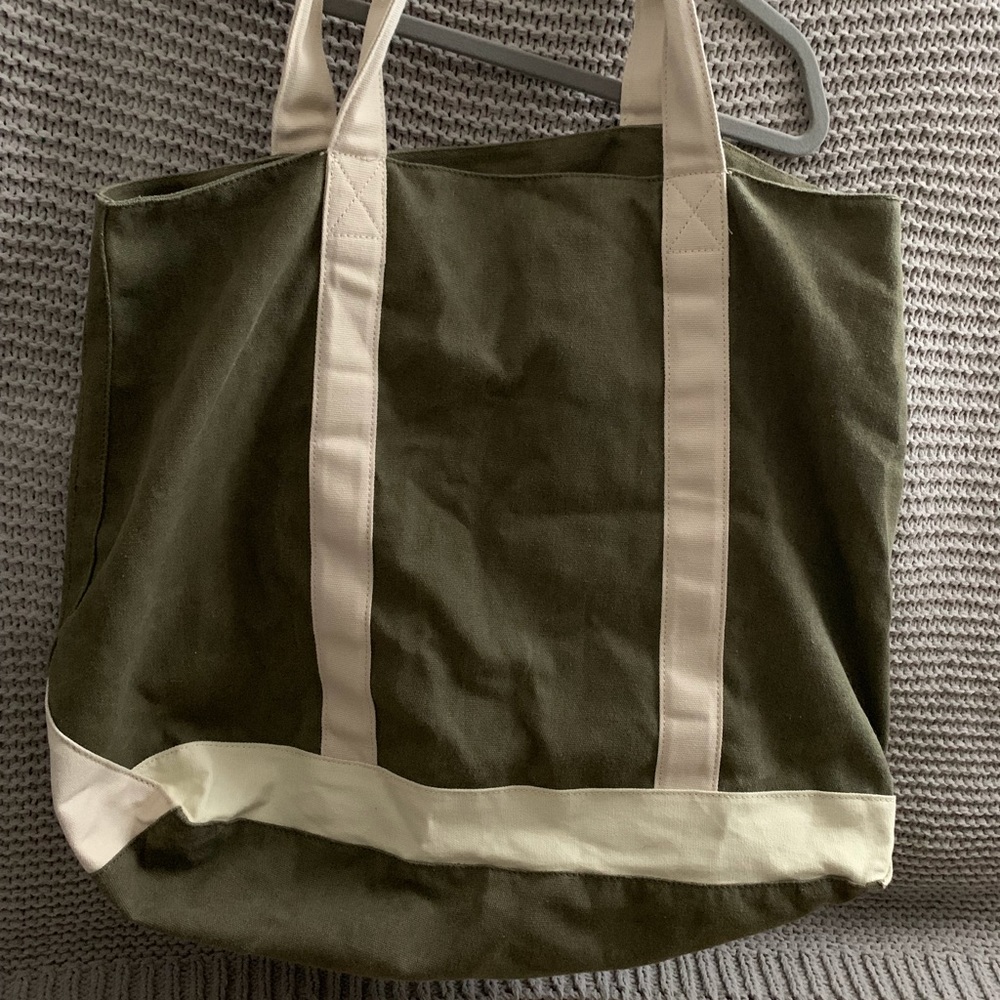 LAST CHANCE Giant green tote bag